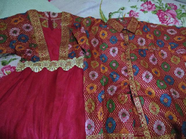 Couple Batik 154 Sarimbit Wanita Dress Seragam Keluarga Prodo (hrus Sepasang)