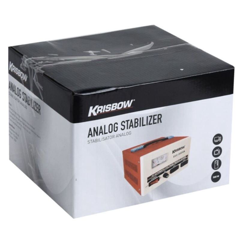 KRISBOW Stabilizer elektronik analog 0.5kva 500va