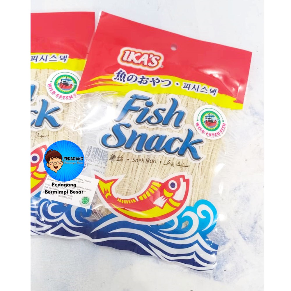 

Ikas Fish Snack Original 50gr / Snack Ikan / Snack Lidi Ikan