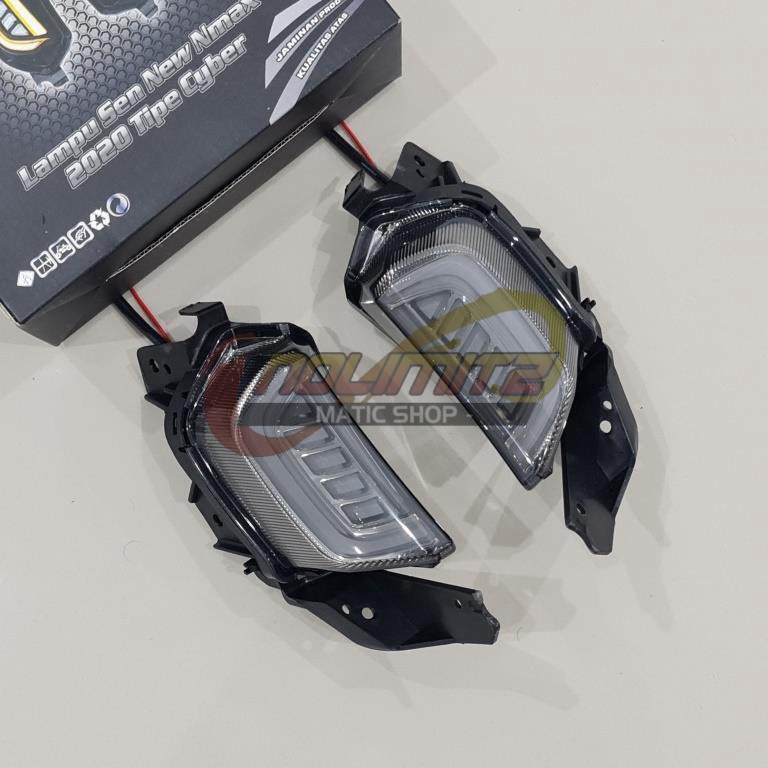 Lampu Sein Sen Sign Senja LED JPA Cyber 2 in 1 Smoke Yamaha NMAX 2020