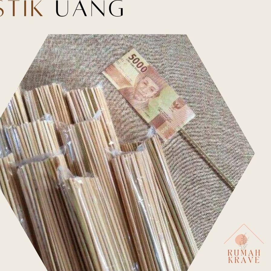 

Best - RUMAH KRAVE - Stick Stik Uang Buket Tusukan Bambu Tusuk Sate