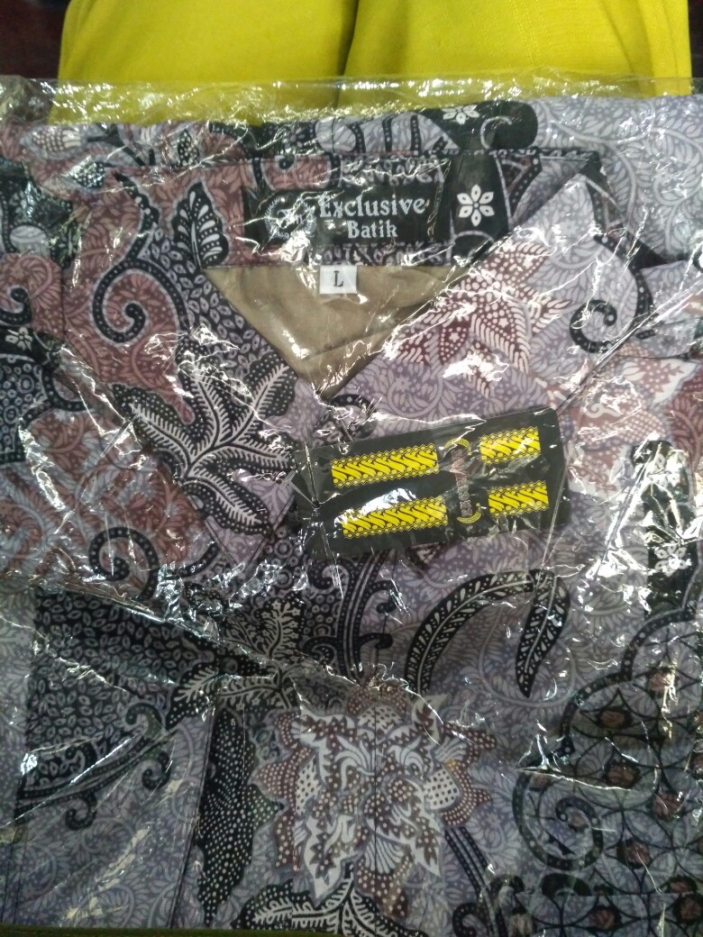 Batik Couple Ayah Dan Anak Lapis Furing Bahan Katun Halus Primisima 40s Warna Ungu