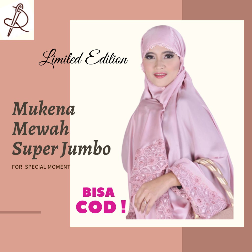MUKENA MUKENAH MAHAR NIKAH MEWAH EXCLUSIVE BORDIR - PINK