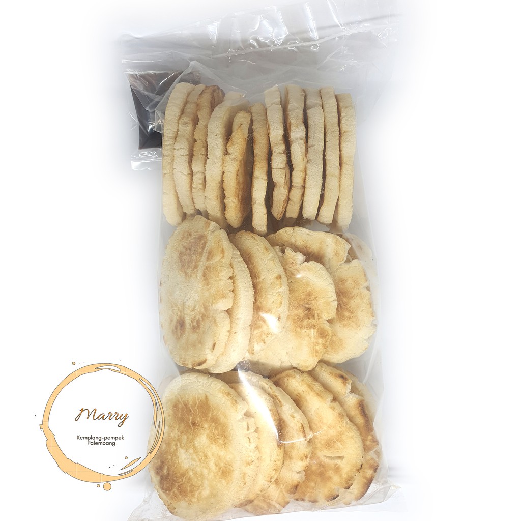 

Kemplang Panggang Gobang / Kerupuk Kemplang Palembang / Ikan Putak/Kutak/Belida - Snack Mary