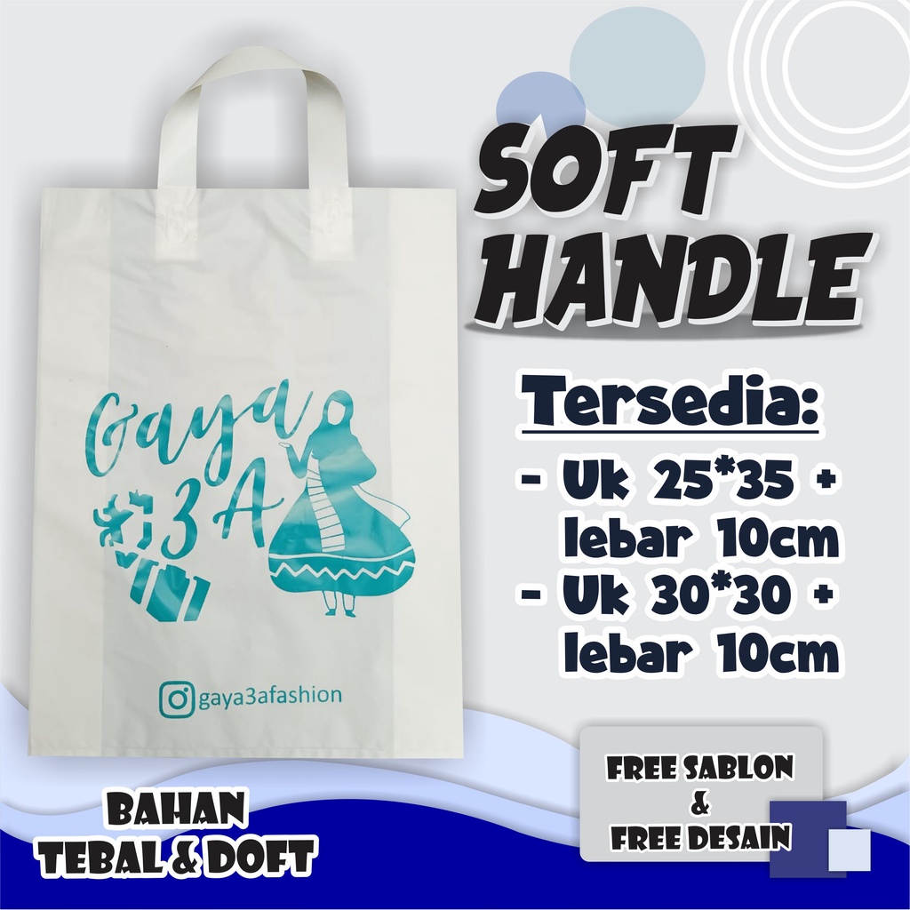 

Plastik Handle Sablon, Tas Plastik Baju, Tas Plastik Handel Sablon Toko, Tas Plastik Handle Sablon