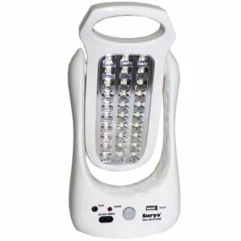 SURYA LAMPU EMERGENCY SHL 6013 + USB LIGHT LED SMD 30A+30A+POWER BANK