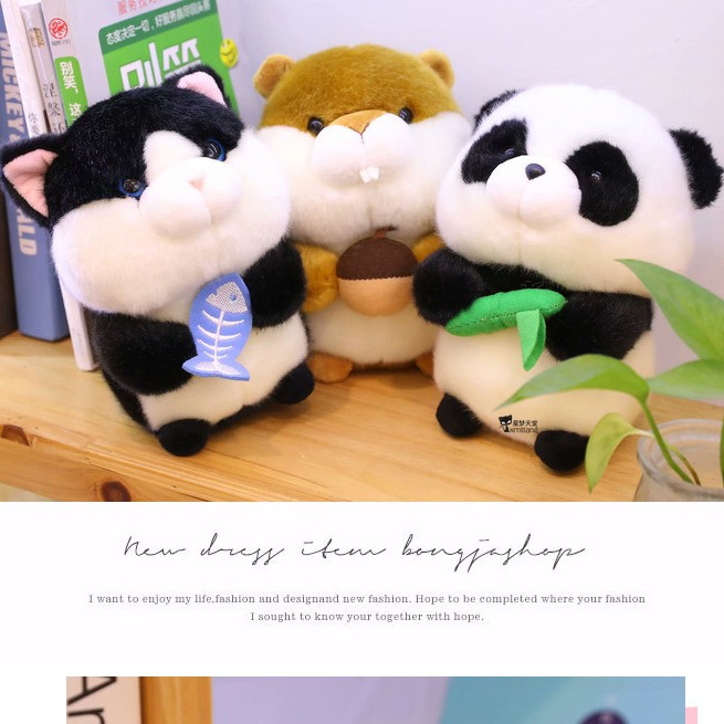 Boneka Panda Penguin Bahan halus import