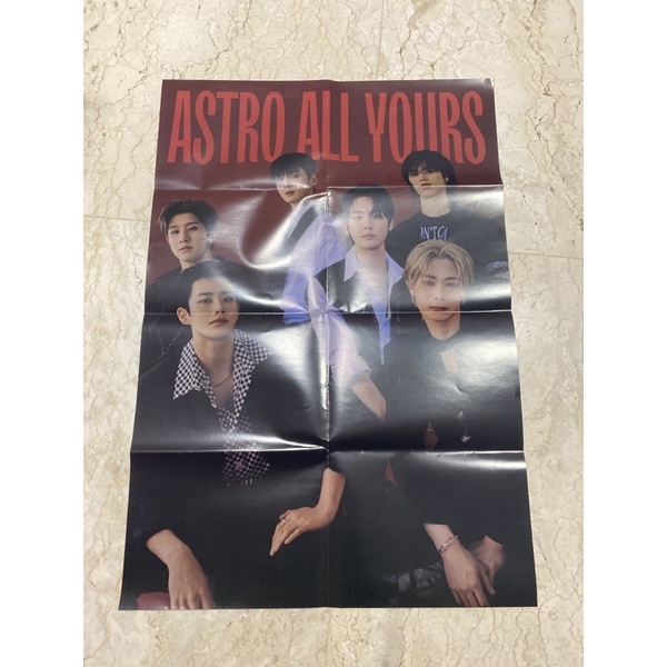 ASTRO ALL YOURS OFFICIAL BENEFIT POSTER