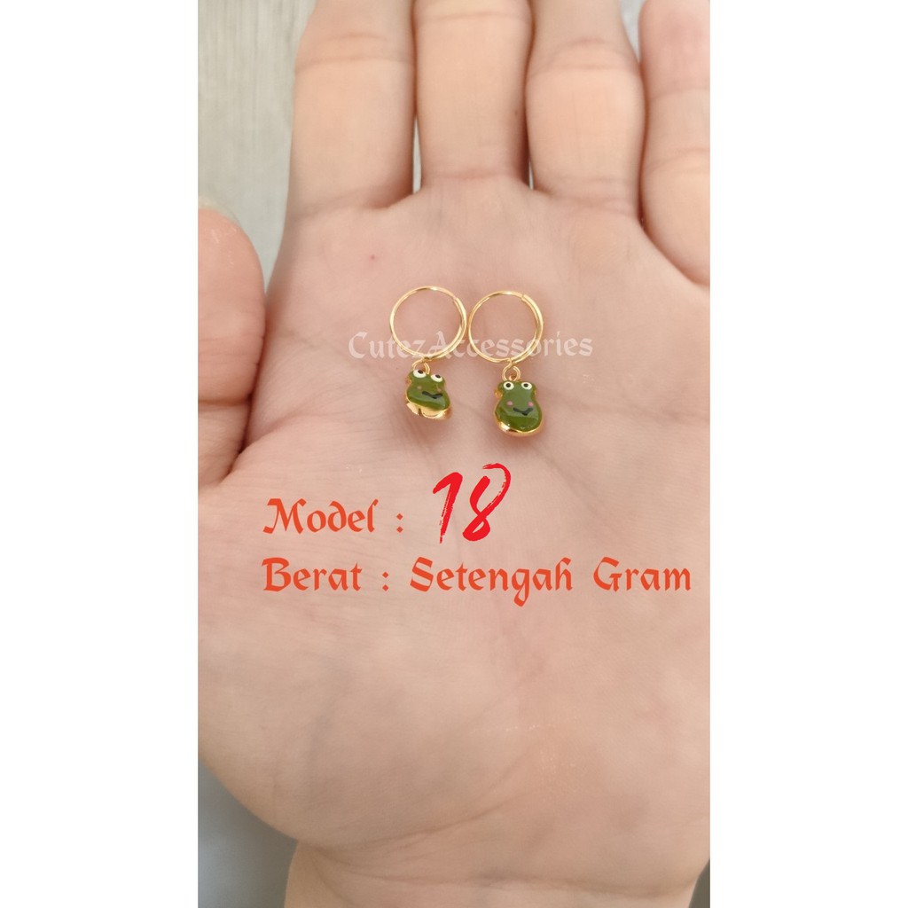 Anting Hoops Anak Emas Muda