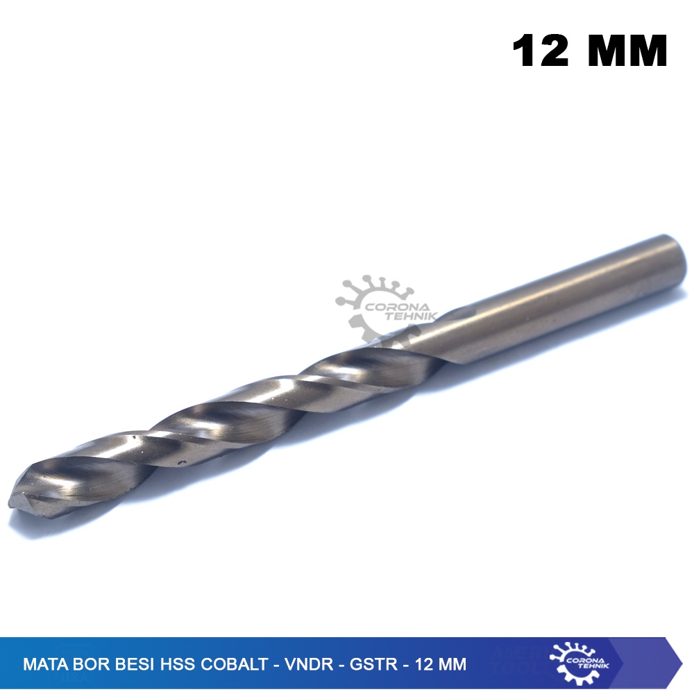 12 mm - Mata Bor Besi HSS Cobalt - VNDR - GSTR