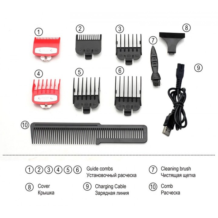 WMARK NG-103 - PREMIUM Set Professional Electric Hair Clipper Trimmer