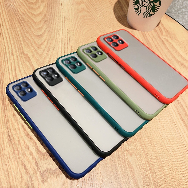 Soft Case Realme 8 / Pro + Realme 8i My Choice Aero Color Button Matte Frame