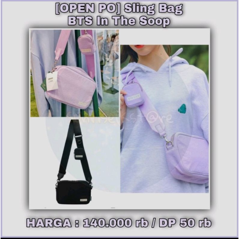 [ READY STOCK ] SLING BAG BTS IN THE SOOP TERMURAH KUALITAS TERBAIK