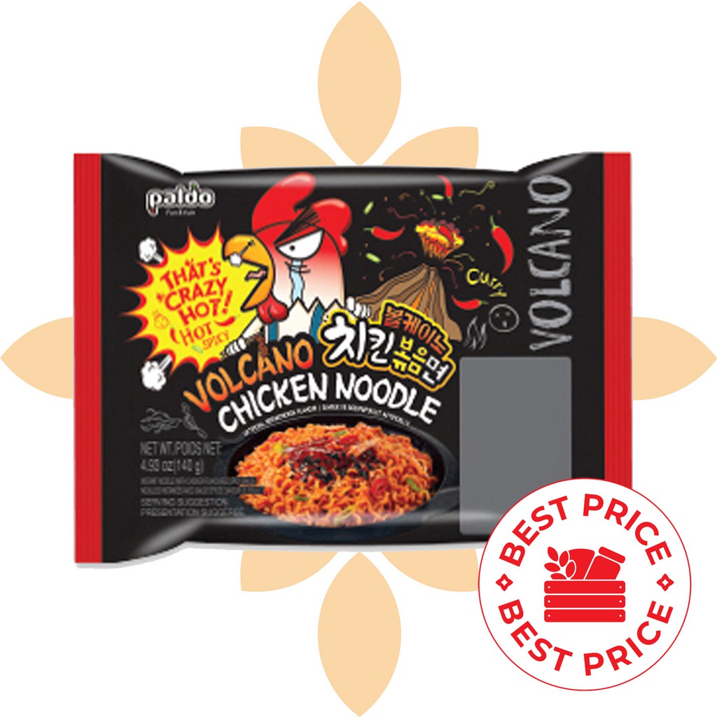 PALDO - VOLCANO SPICY NOODLE - 140 GR (MIE INSTAN KOREA)