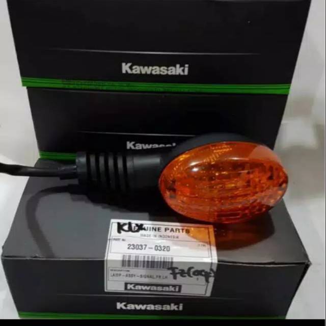 Lampu sen sein KLX 150 dtracker original Kawasaki