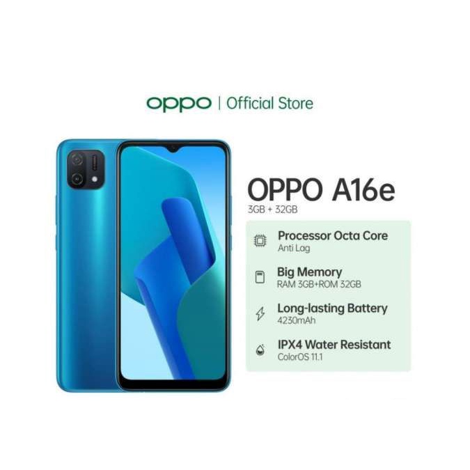 Oppo A16e 3GB+32GB Garansi Resmi Oppo 1 Tahun-5