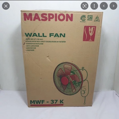 KIPAS ANGIN WALL FAN MASPION MWF 37K 14 inch