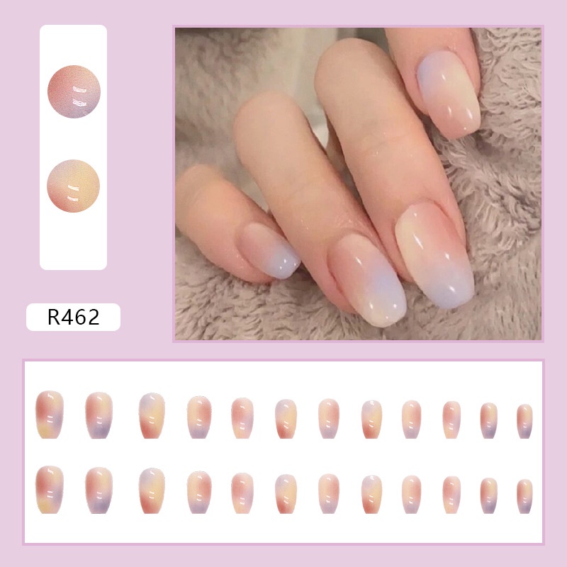 24pcs Kuku Palsu DIY Untuk Nail Art