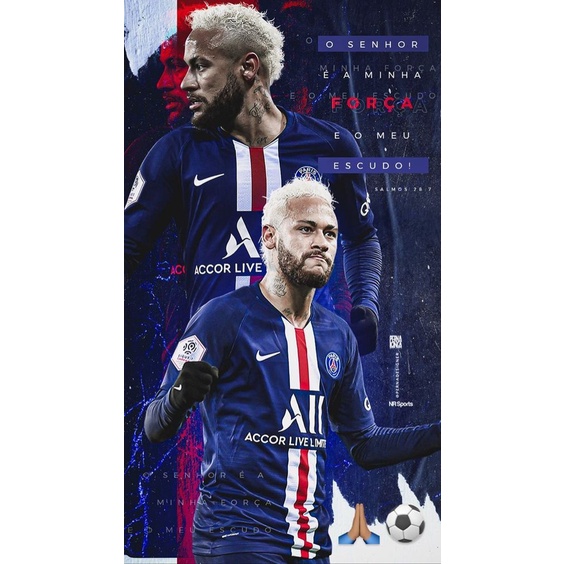 COD POSTER HIASAN DINDING NEYMAR PSG POSTER DINDING AESTHETIC SEPAKBOLA FOOTBALL SEPAK BOLA NEYMAR
