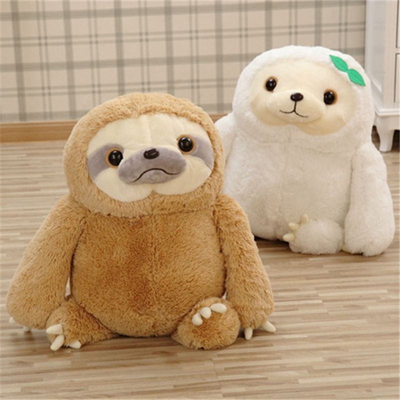 Boneka Bantal Plush Model Binatang Sloth Giant Lucu Untuk Hadiah Natal