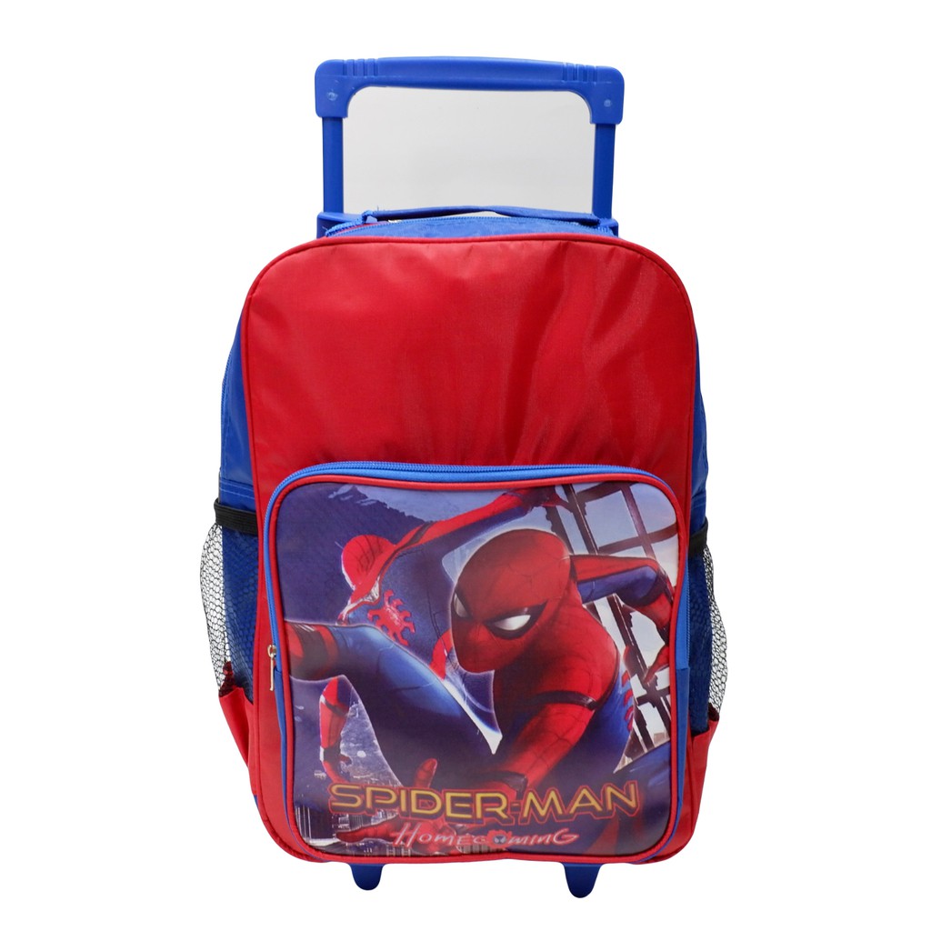 Tas Troli Anak Roda Tas Roda Anak Spiderman Transformer Tobot