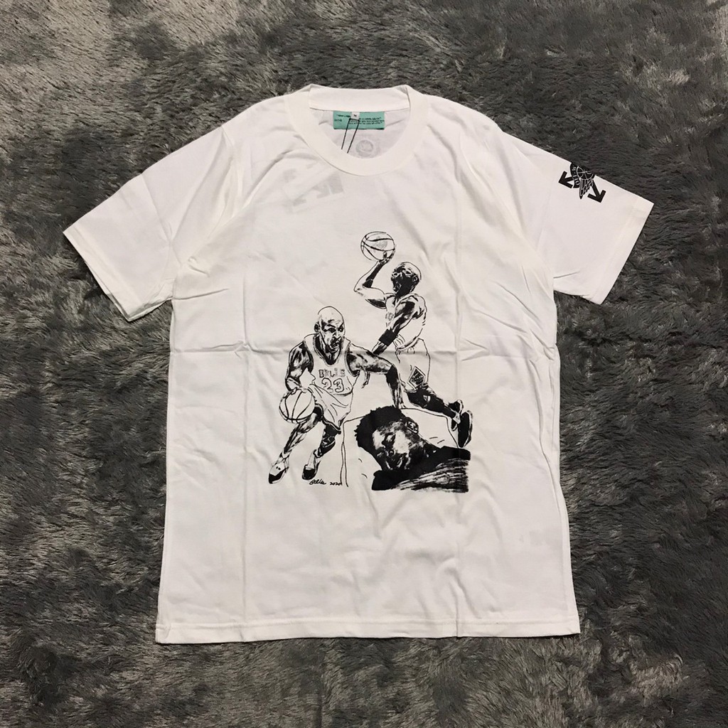 KAOS TSHIRT OFF WHITE X AIR JORDAN BRAND GOOD HIGH MIRROR QUALITY TERLARIS