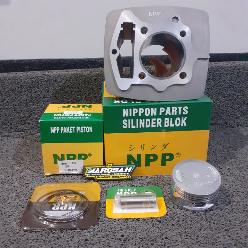BLOCK BLOK TIGER REVO KODE 196 SET PISTON STD 63,5 PIN 15 NPP KCJ KCN