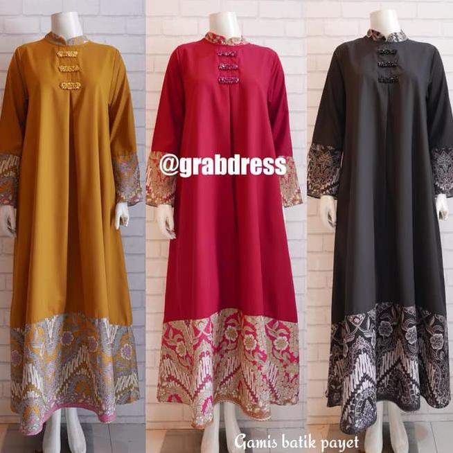 Baju Gamis Wanita - Dress Batik Dsk B31 - Grabdress
