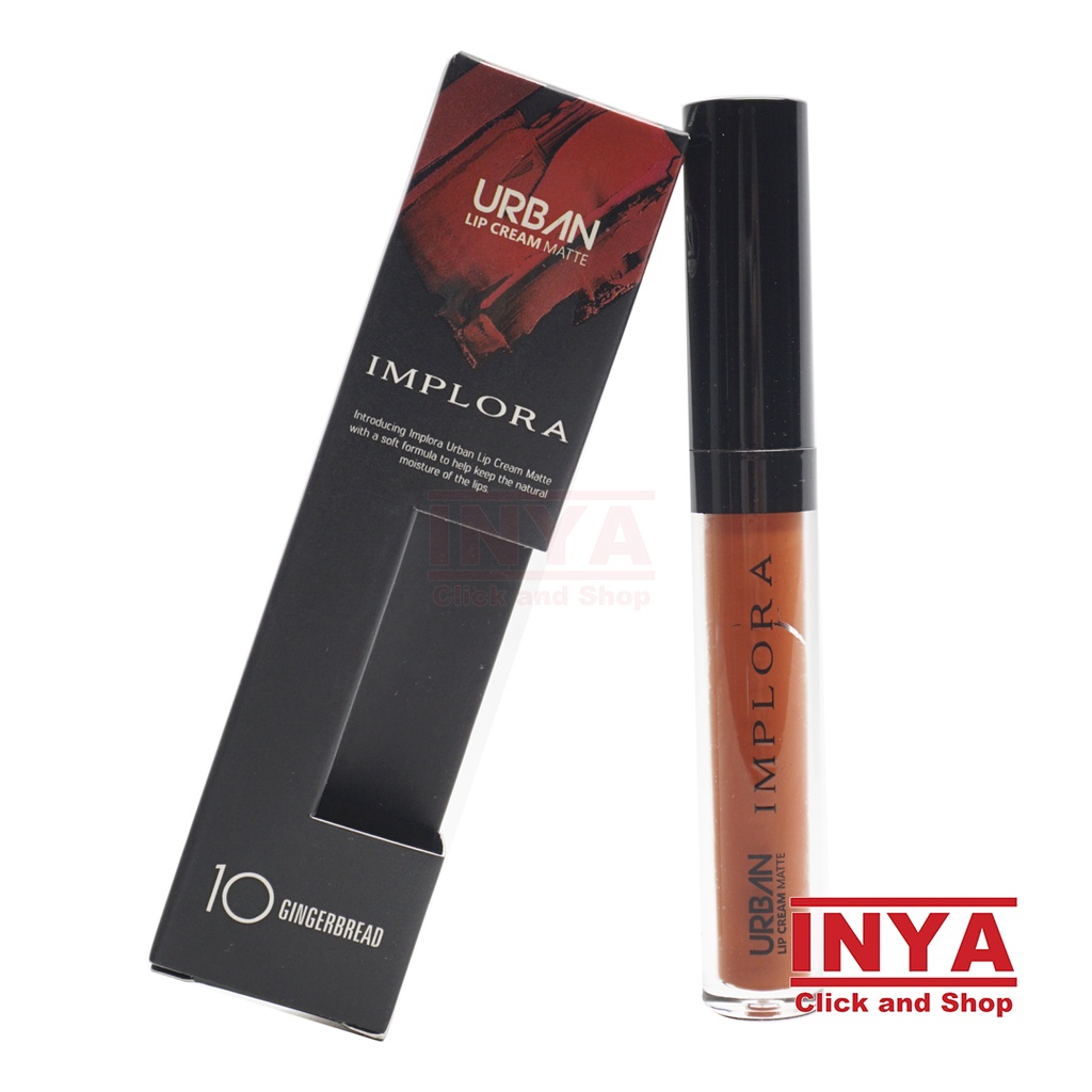 IMPLORA URBAN LIP CREAM MATTE 10 GINGERBREAD 2.9gr