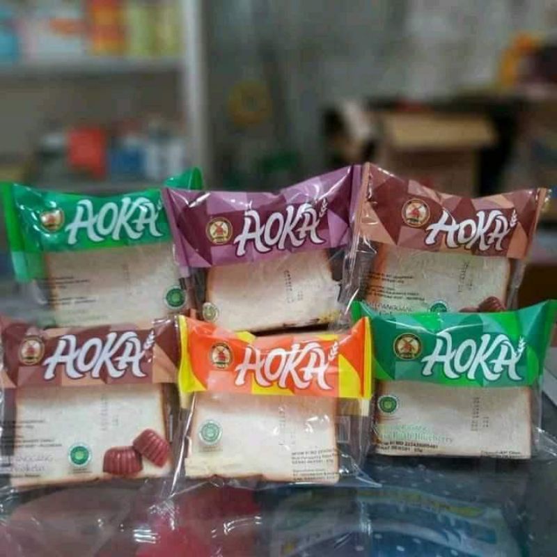 Roti panggang AOKA 1dus (60pcs)