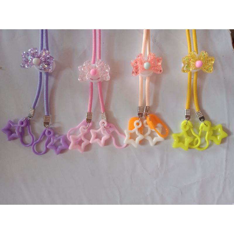 strap masker anak clay 2in1 lucu 1pcs(beli 10pcs free 2pcs)