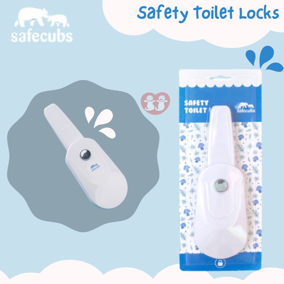 Safecubs Safety toilet lock isi 1 / Pengunci tutup toilet