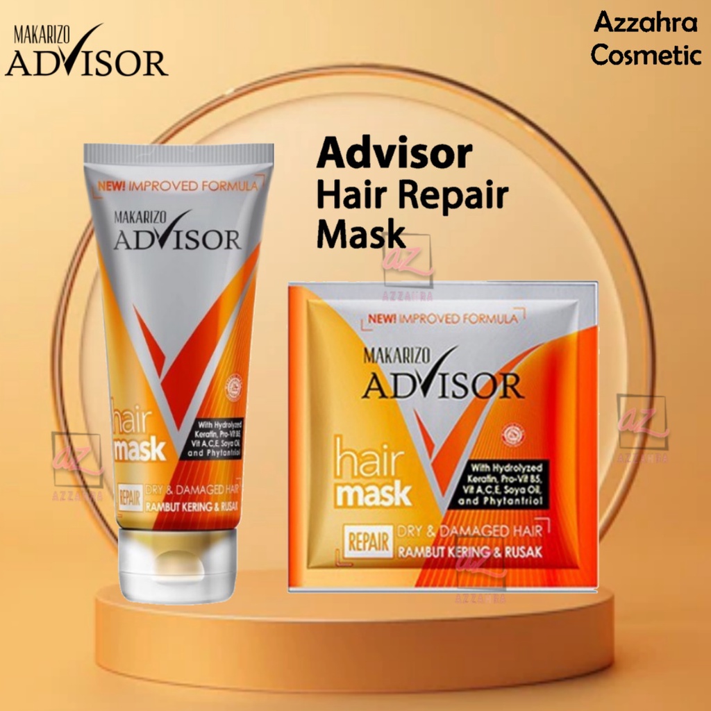Makarizo Advisor Hair Repair Mask Tube | Sachet | Masker Perawatan Rambut