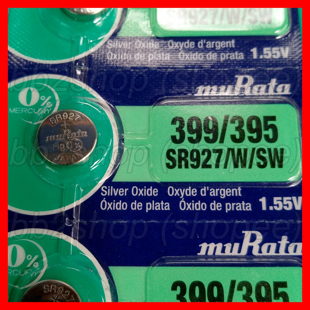 Baterai Murata 399 395 SR927W SR927SW Original Batre Battery SR927 W SW Batere Jam Tangan Watch