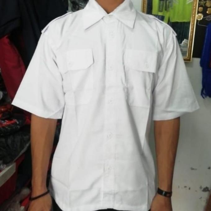 Seragam PDH Satpam / Security Putih Biru /Seragam Driver / Seragam PNS TERJANGKAU