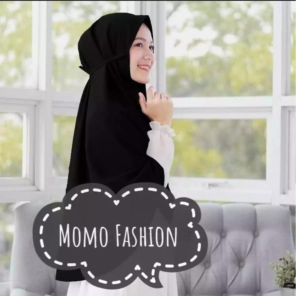 Khimar / Hijab Instan TALI non PET PINGUIN JUMBO Wolfis Grade A