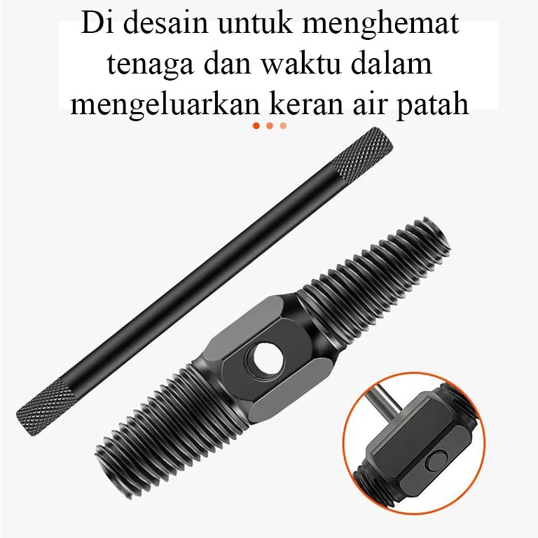 Alat Cabut Keran Patah Alat Pembuka Kran Keran Rusak Doll Pipa Exctractor