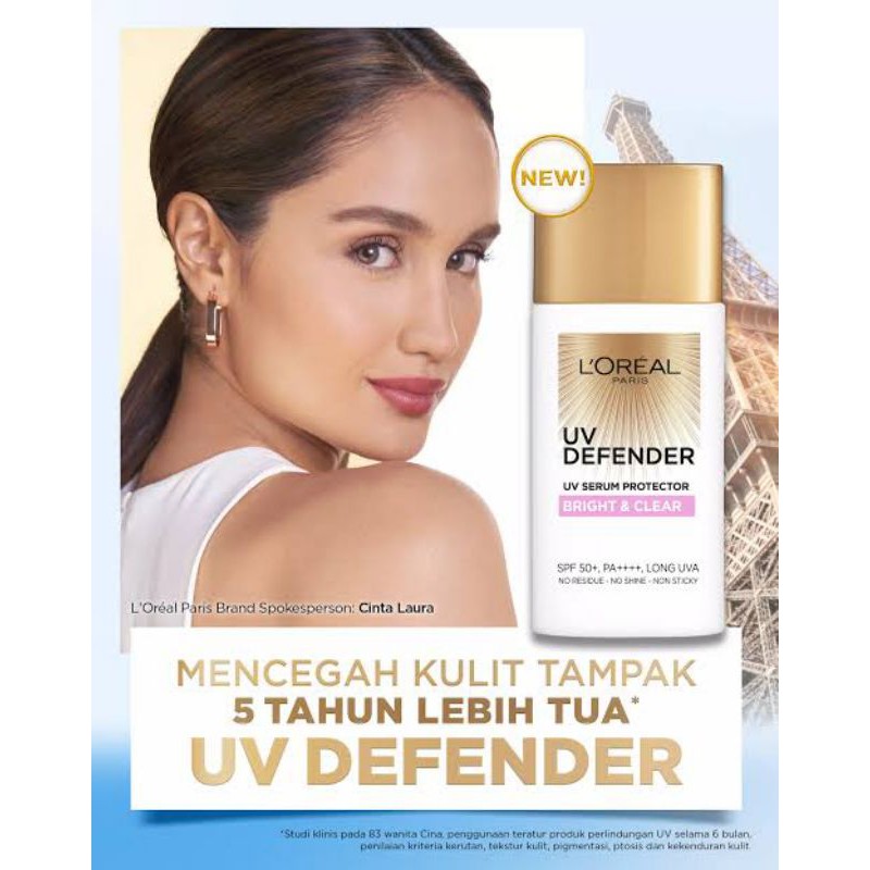 L'Oreal Paris UV Defender UV Serum Protector Bright & Clear SPF50+ / PA++++
