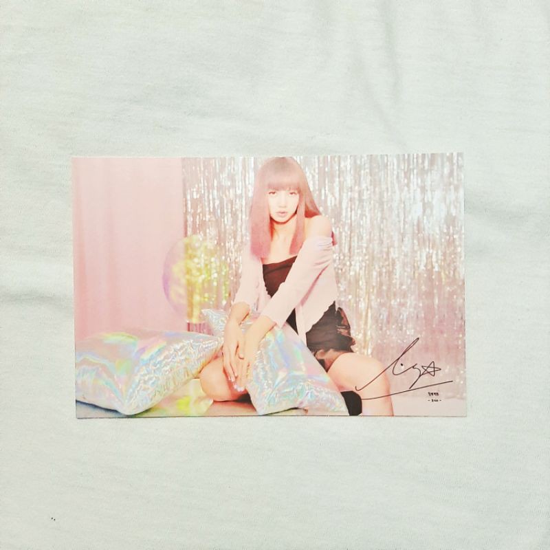 BLACKPINK Rosè Mise en Scene Postcard Photocard Lisa