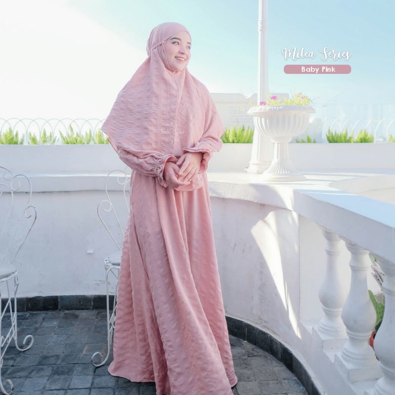 MILEA SERIES SET (Gamis & Khimar) by TACHI SYARI