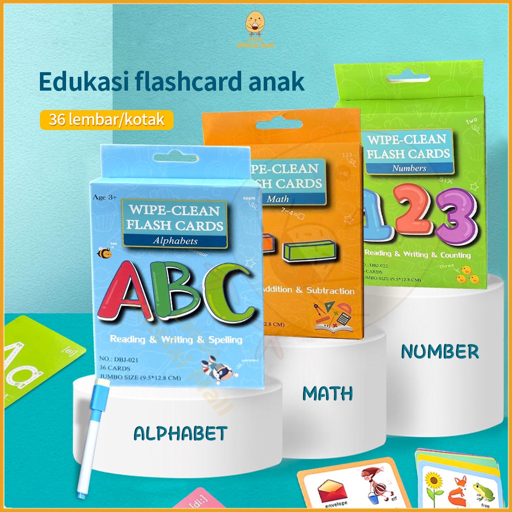 Poney Flash card edukasi anak Murah Kartu Pintar Balita dengan pena