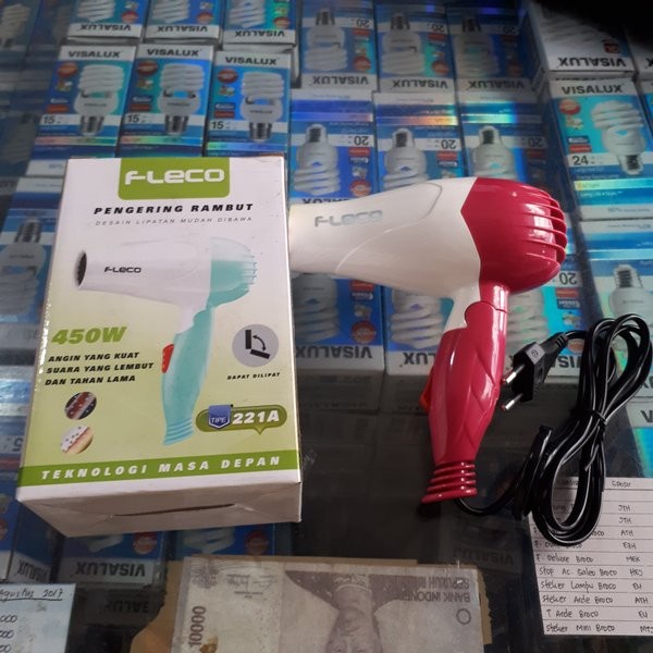 COD Hair Dryer Mini Fleco 221A/ Fleco Hair Dryer Mini Bisa Dilipat / Fleco 221A