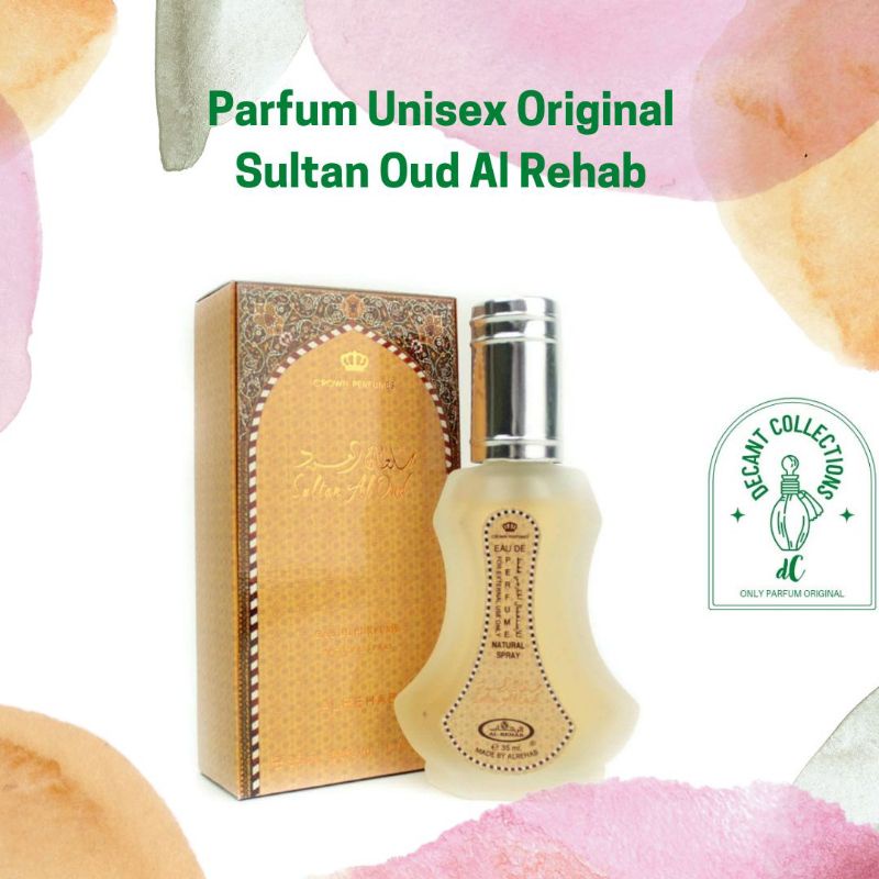 Parfum Unisex Original Sultan Oud Al Rehab Spray