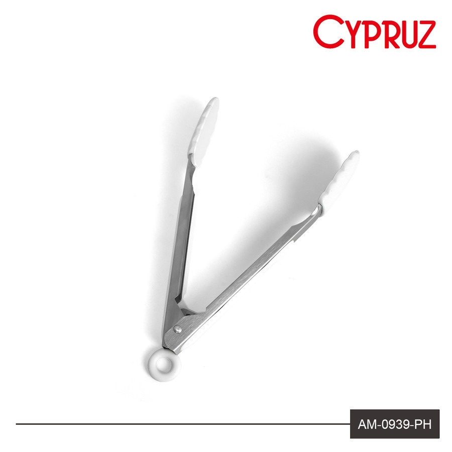 Cypruz Tongs Silicone / Capitan Makanan Food Grade AM-0939 - Abu-abu