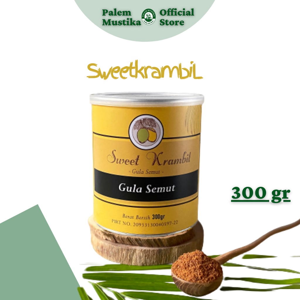 

Bubuk Instan Gula Semut Sweet Krambil Gula Kelapa 300 Gram