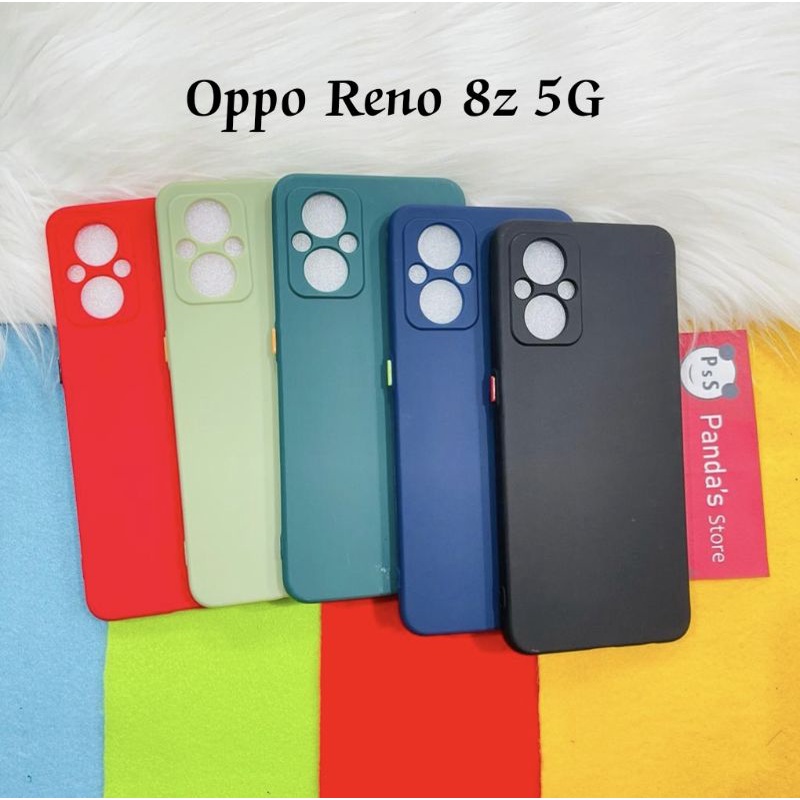 Case Oppo Reno 8z 5G Babycase Makaron Full Color Softcase Oppo Reno 8z -PsS