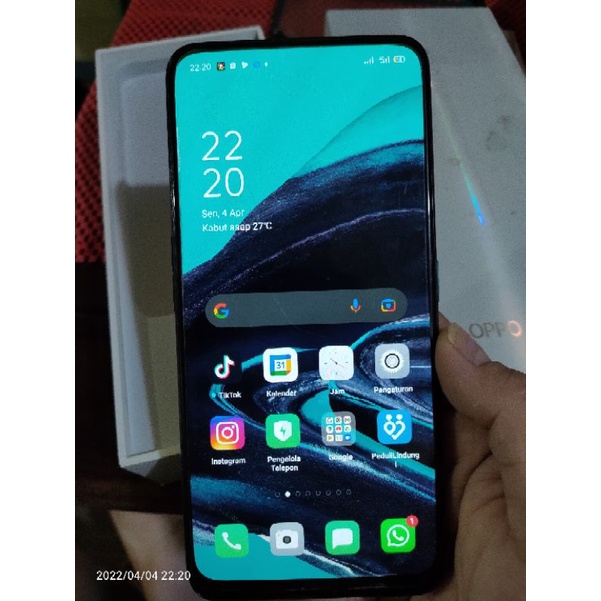 HP Oppo Reno 2f second mulus banget