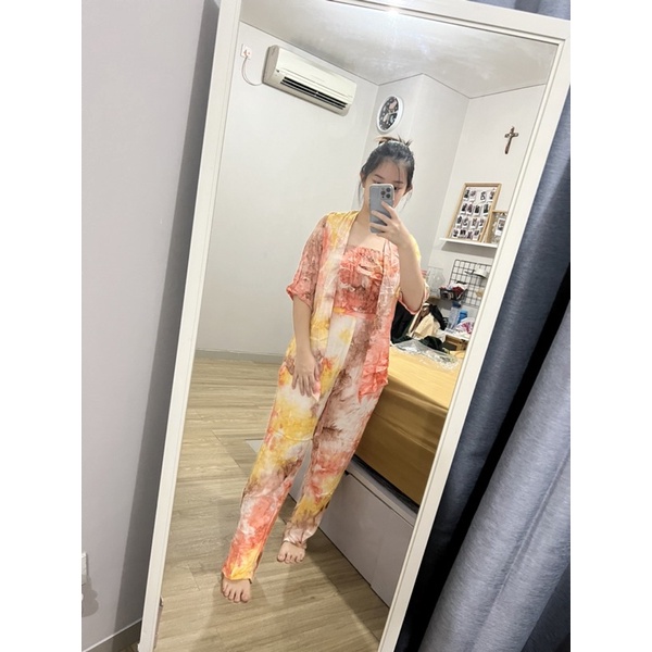 Set celana baju outer krisna bali ombre