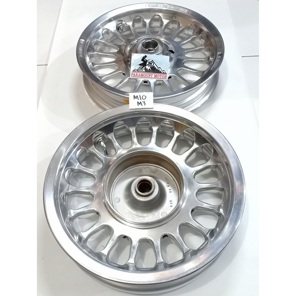 Velg racing VND MIO M3 RING 12 SET DEPAN BELAKANG ROULETTE