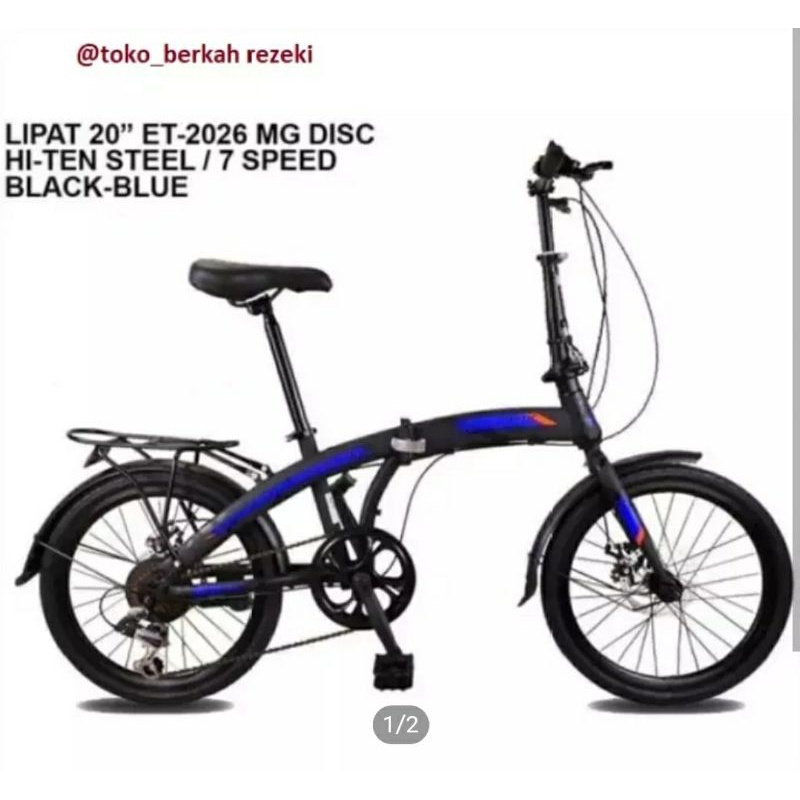Sepeda Lipat Dewasa Exotic 2026 MG 20 Inch by Pacific Shimano 7 speed
